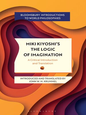 cover image of Miki Kiyoshi's the Logic of Imagination